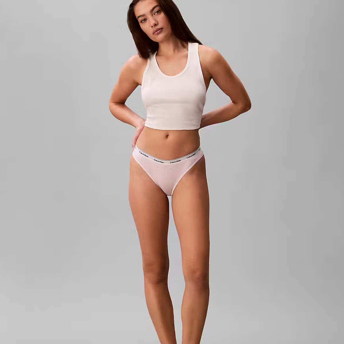 Calvin Klein Icon Logo tai trusse, lyserød - 000QD5044E - 8Z6 - Cradle Pink