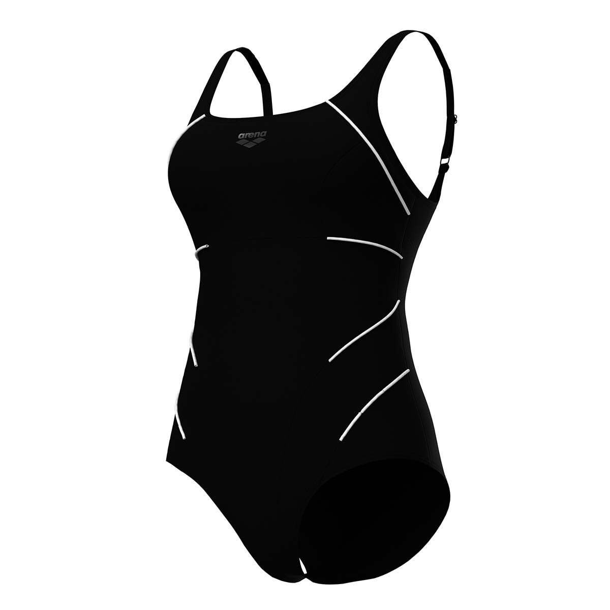 Arena Jewel badedragt uden bøjle, sort - 006523 - 501 - Black - White
