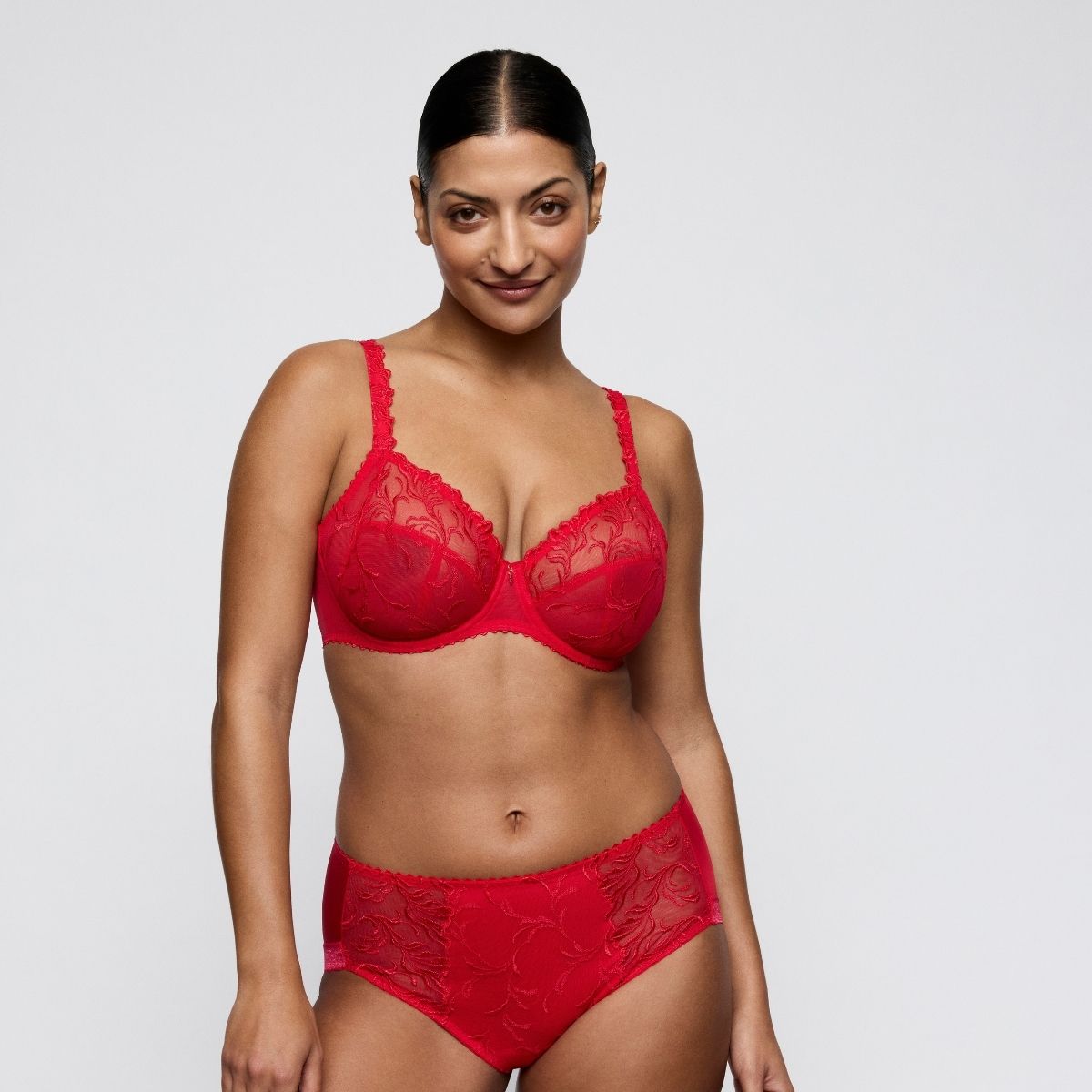 PrimaDonna Solisse full-cup BH, rød - 0163640 - TRR - True Red