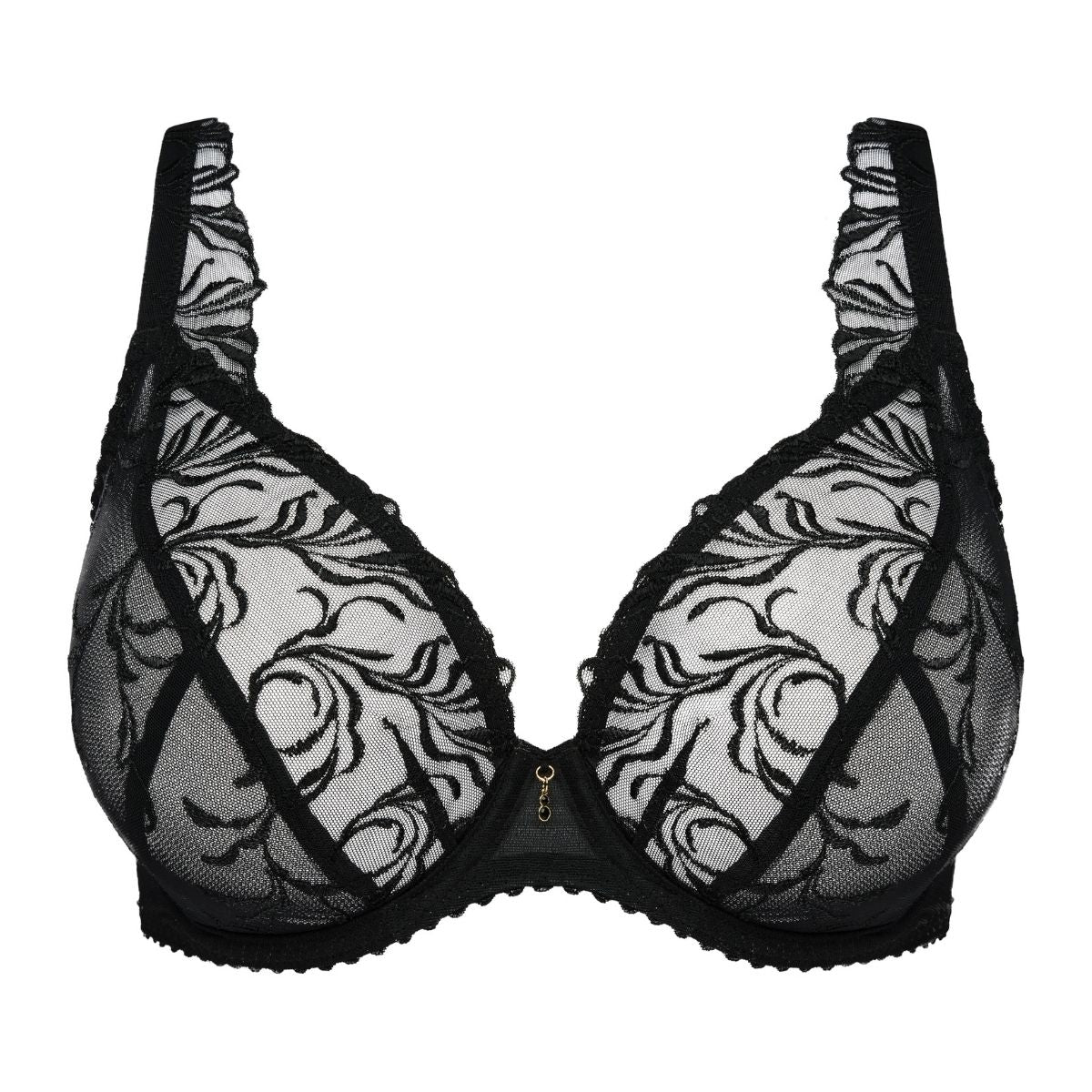 PrimaDonna Solisse plunge BH, sort - 0163644 - ZWA - Black