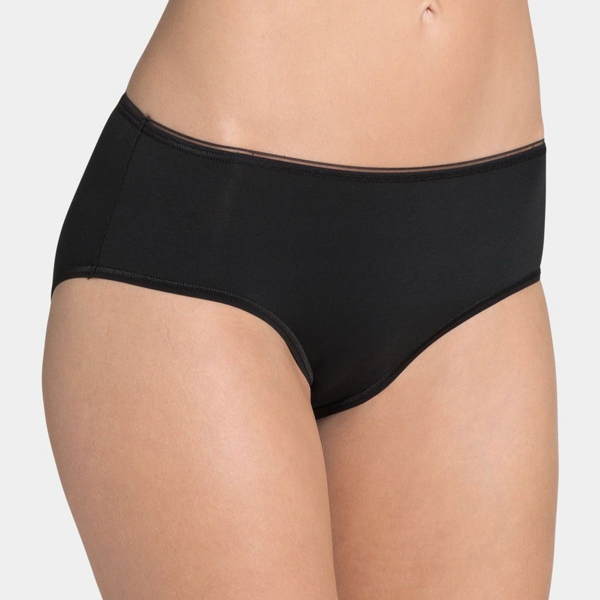 Sloggi Feel Sensational midi trusse, sort - 10143005 - 0004 - Sort