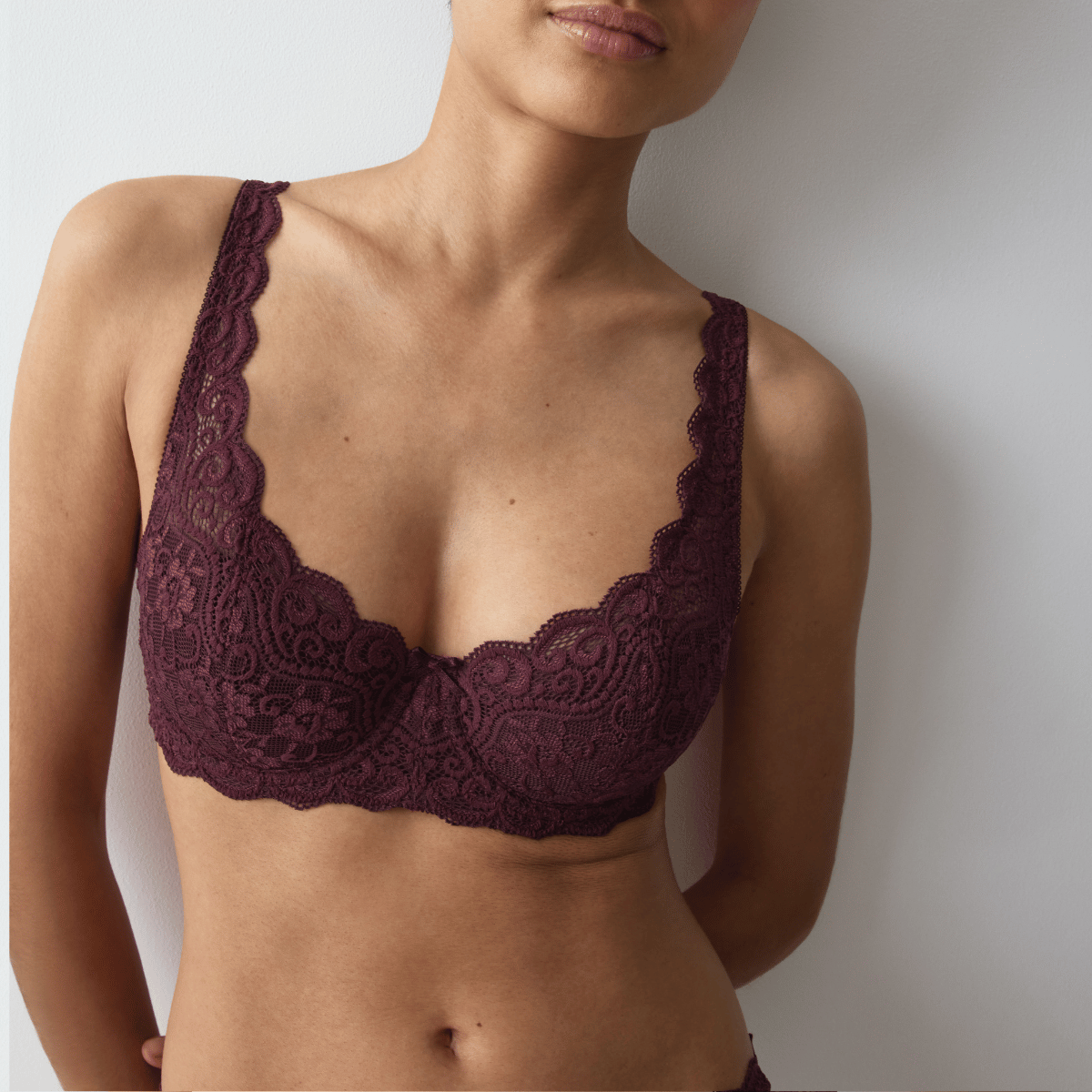 Triumph Amourette WHP BH med vattering, rød - 10209584 - 7291 - Claret