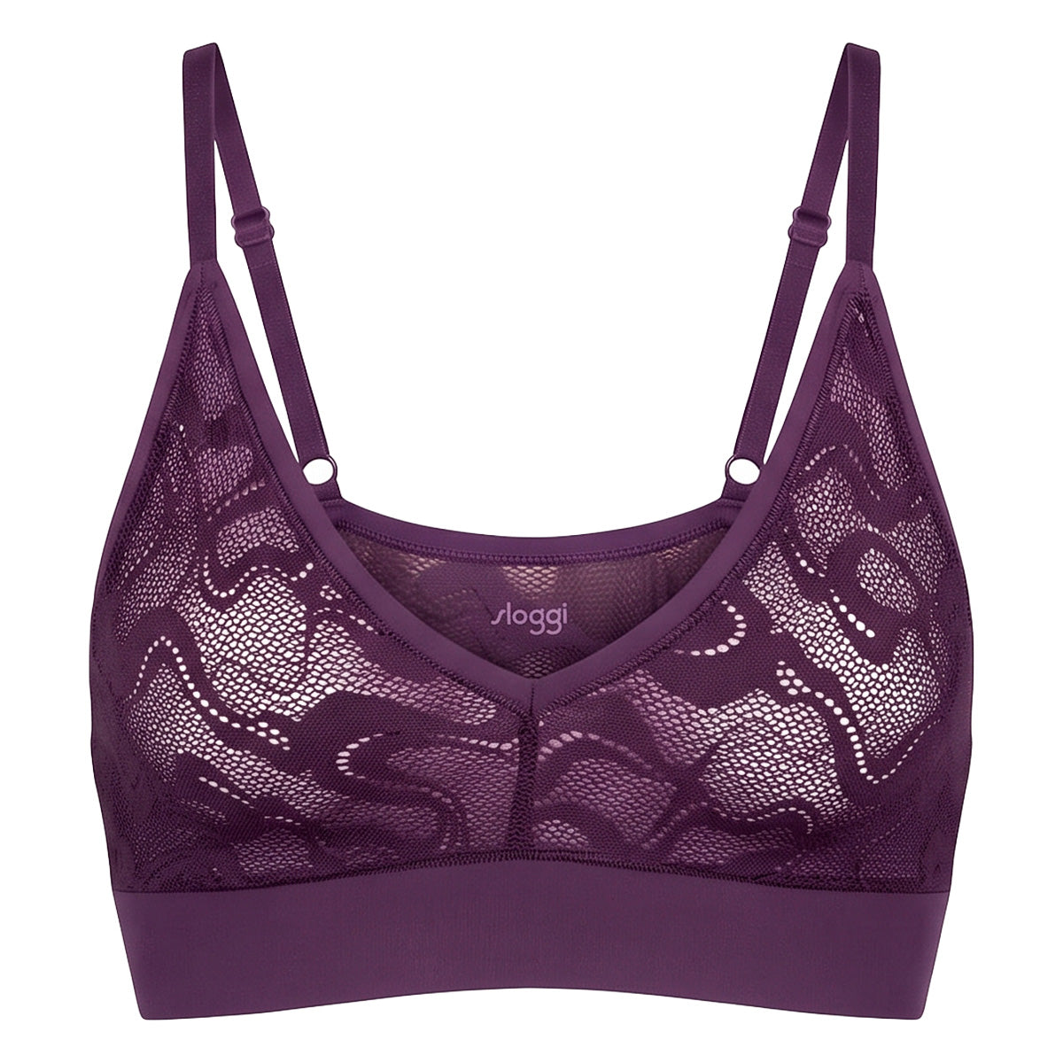 Sloggi Go Allround bralette top, lilla - 10210986 - 00DP - Plume