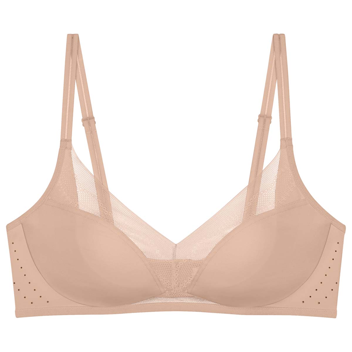 Triumph Breathe And Lift Smart BH uden bøjle, beige - 10226333 - 00EP - Neutral Beige