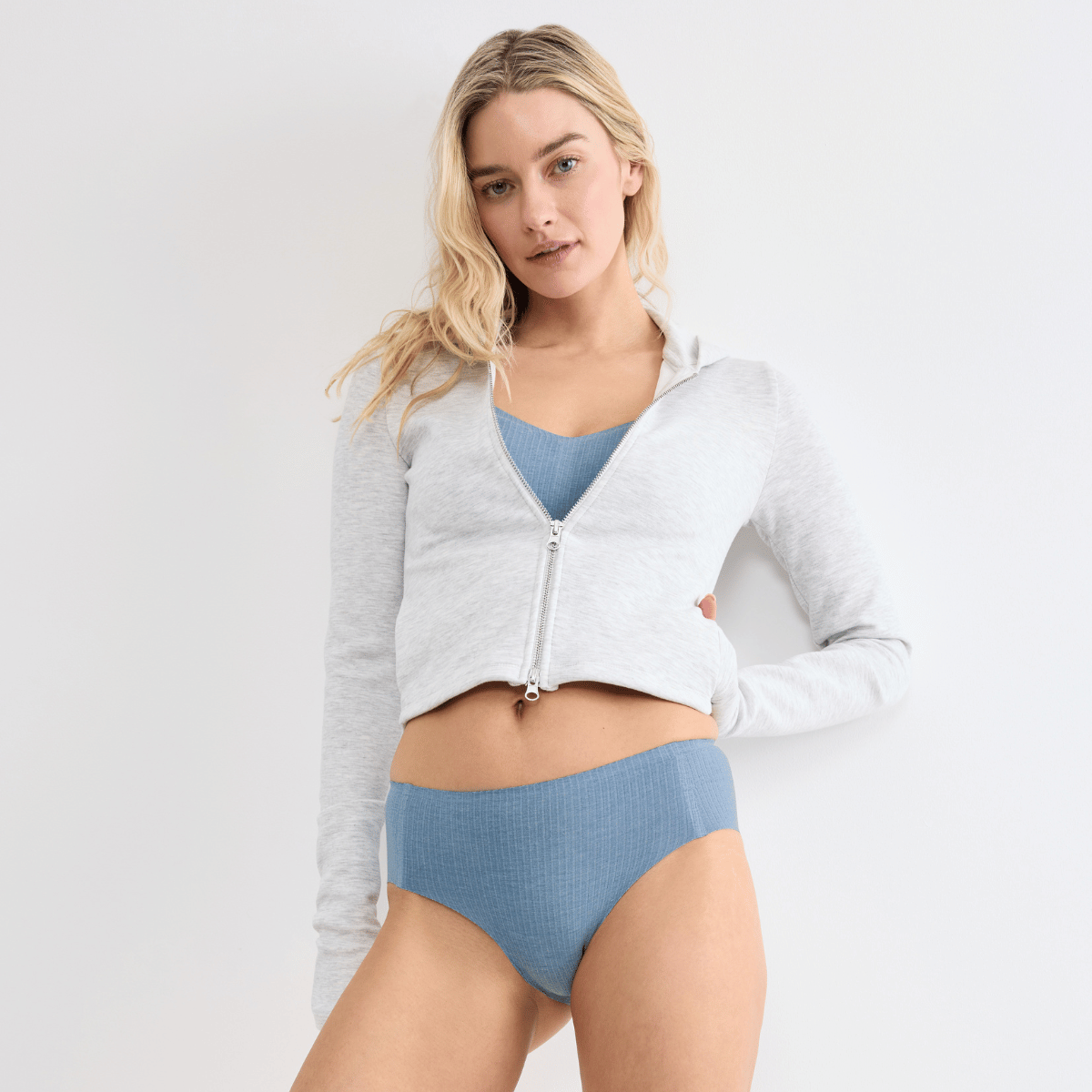 Sloggi Zero Feel Pure hipster trusse, blå - 10226717 - 6749 - Liberty Blue