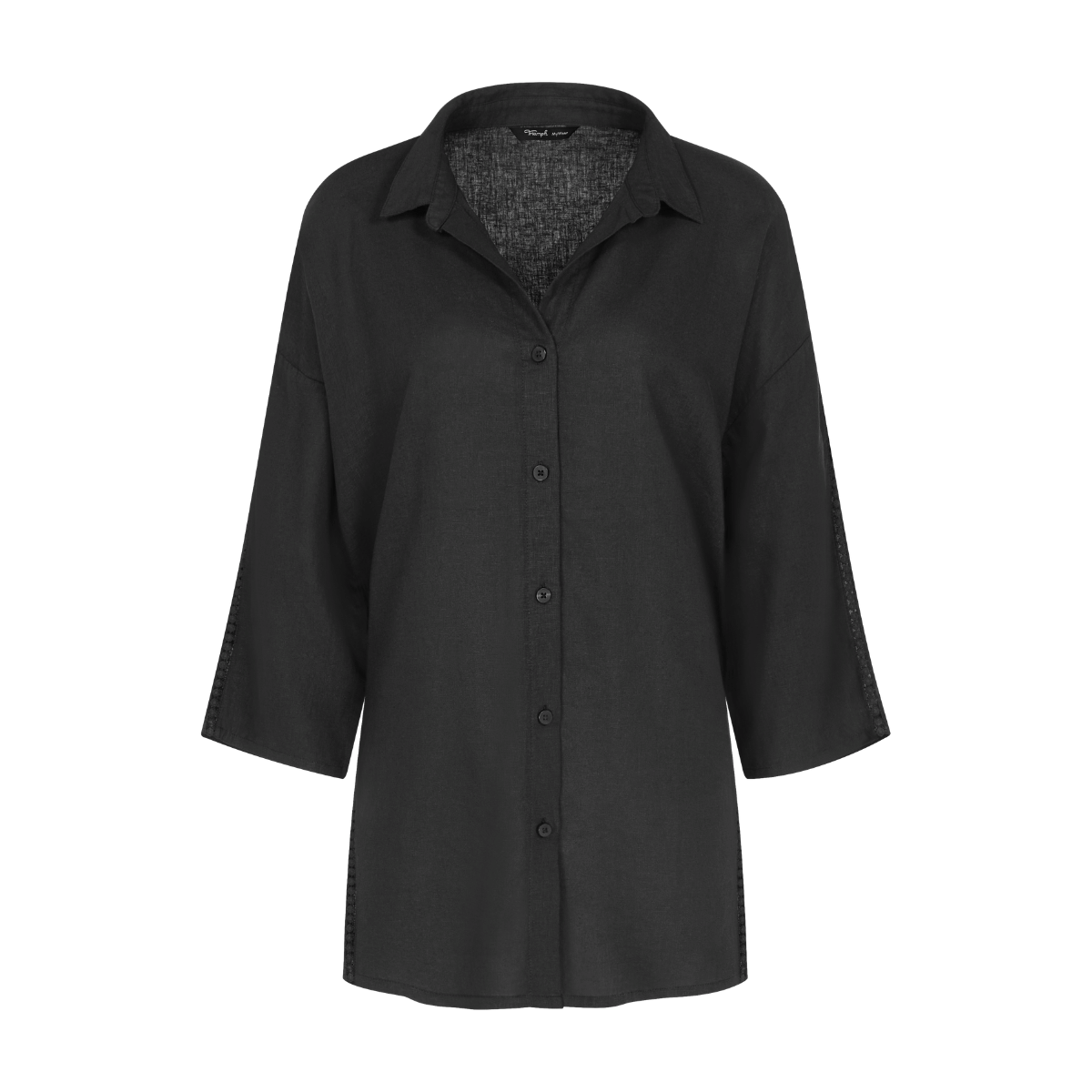 Triumph Summer Wear skjorte, sort - 10227228 - 0004 - Black