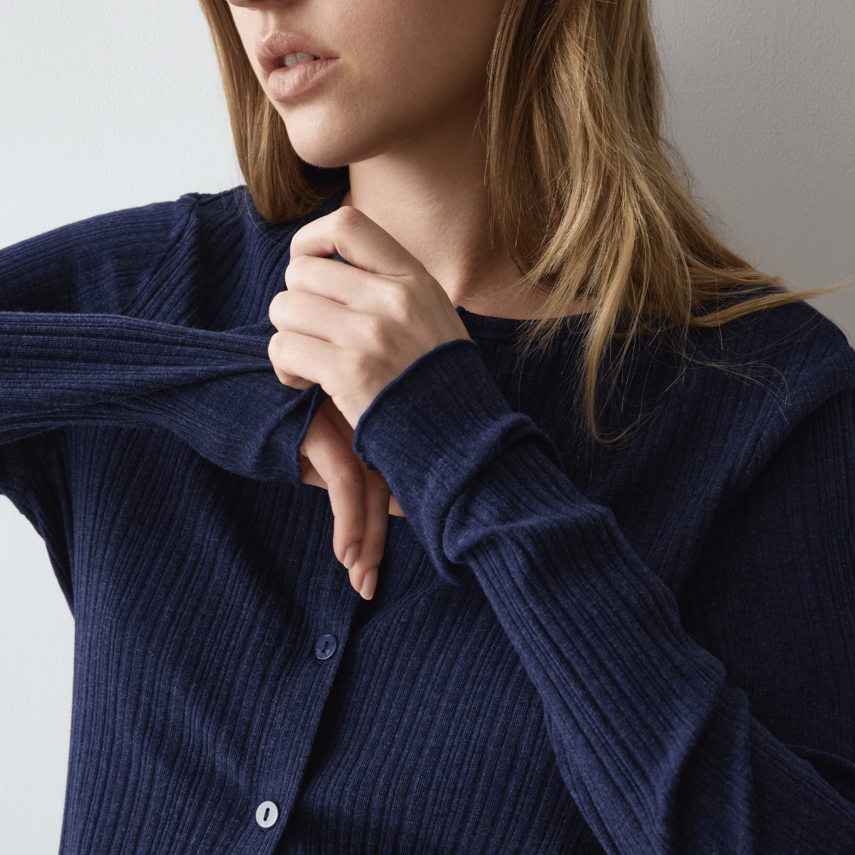 Triumph Versatile cardigan, blå - 10229184 - M008 - Blue