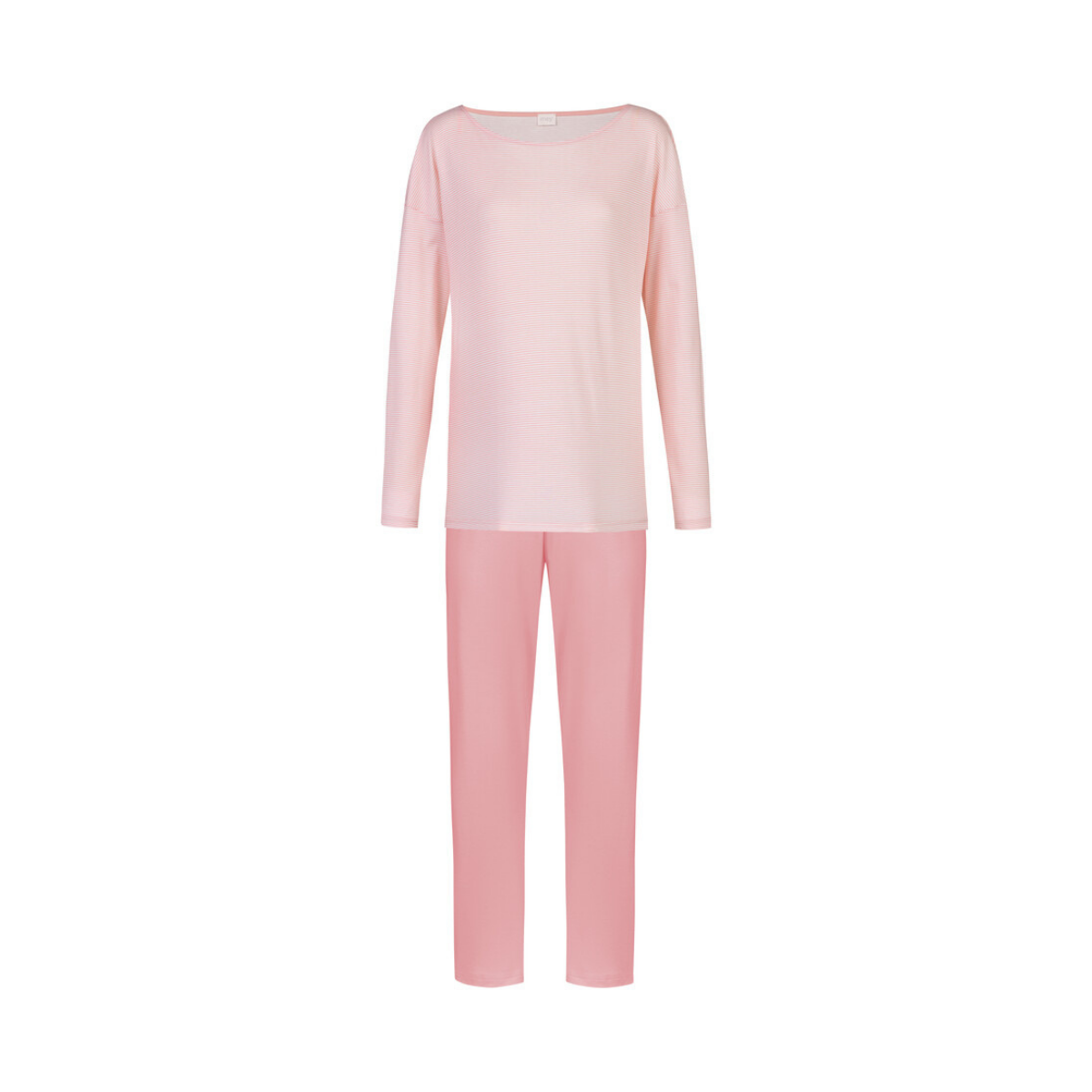 Mey Simple Stripes pyjamas, lyserød - 1240113 - 1114 - Bridal Rose
