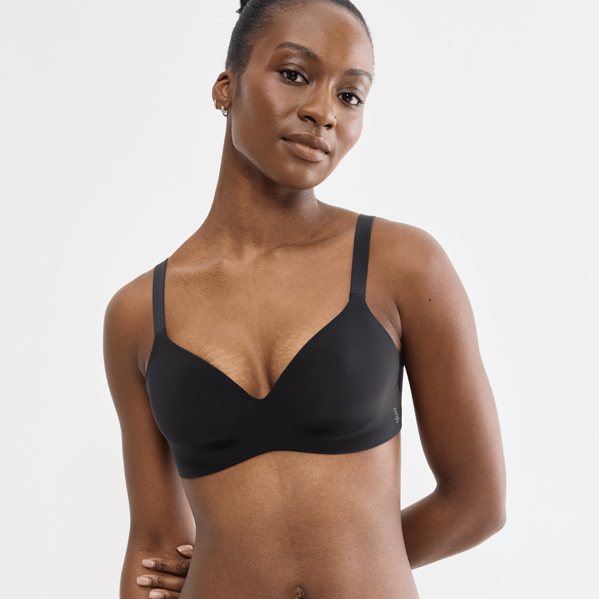 Sloggi Zero Feel 2.0 The Up BH uden bøjle, sort - 10228521 - 0004 - Black