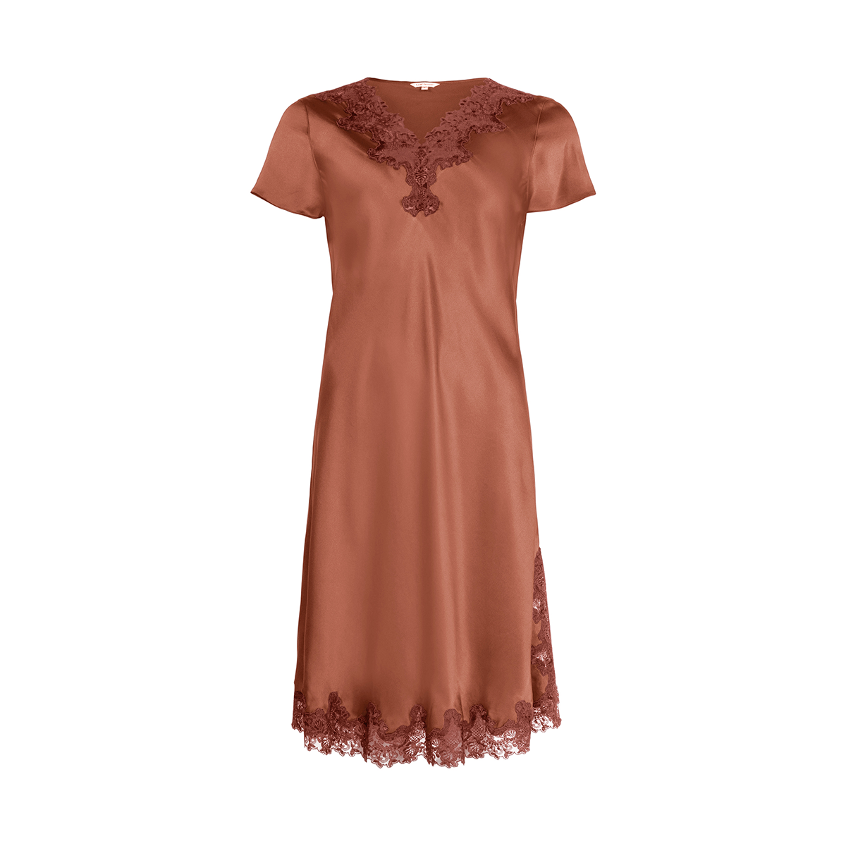 Lady Avenue Pure Silk - Terracotta - 29-80604-357