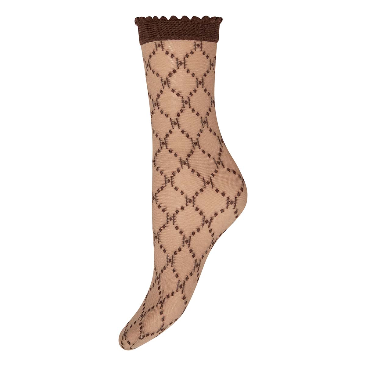 Hype The Detail strømper, beige - 3-21113-7501 - 4350 - Brown