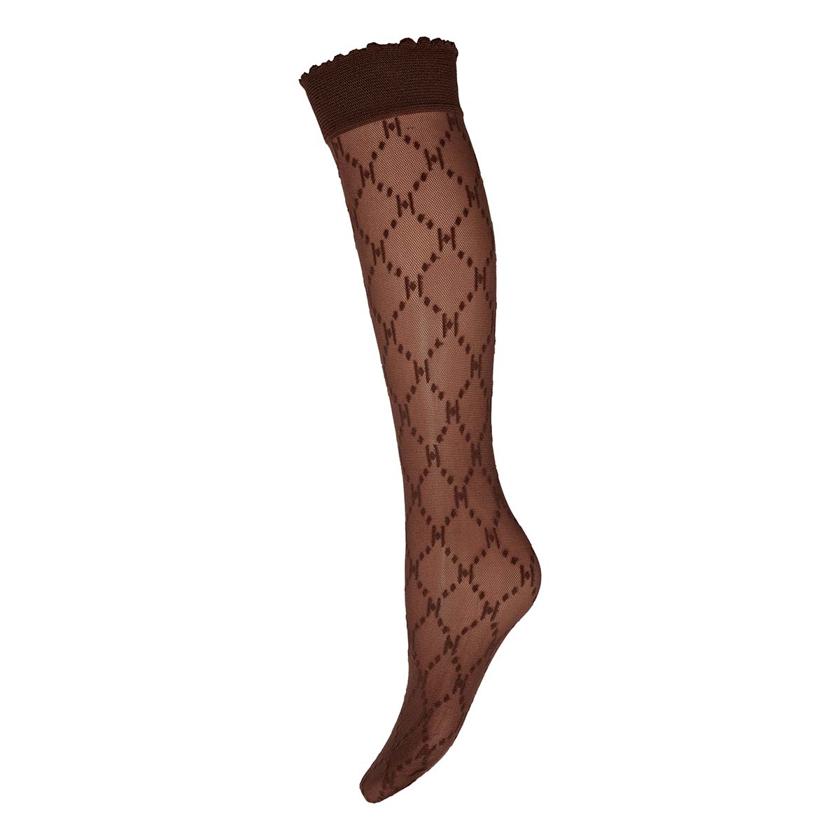 Hype The Detail knæstrømper, brun - 3-46113-1 - 4552 - Brown