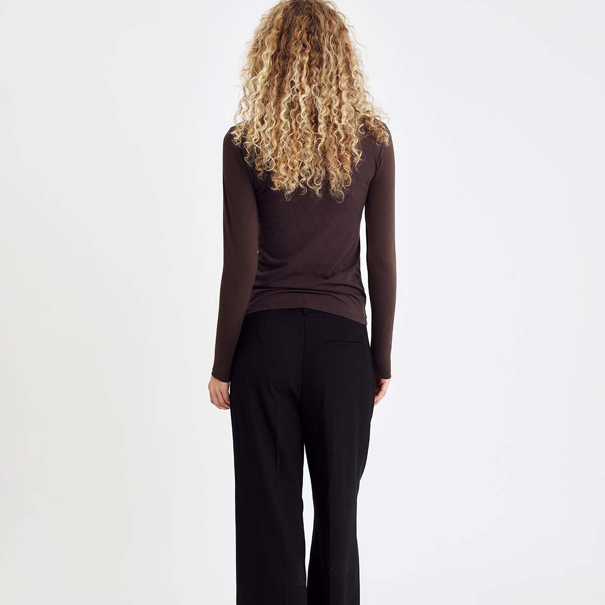 Hype The Detail bluse, brun - 3-600-14 - 89 - Brown