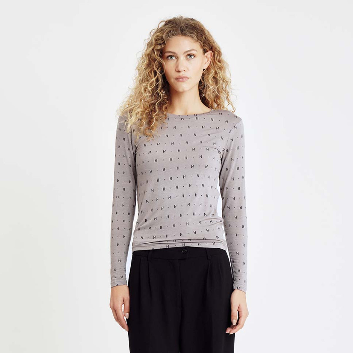 Hype The Detail bluse, brun - 3-650-14 - 4 - Sand