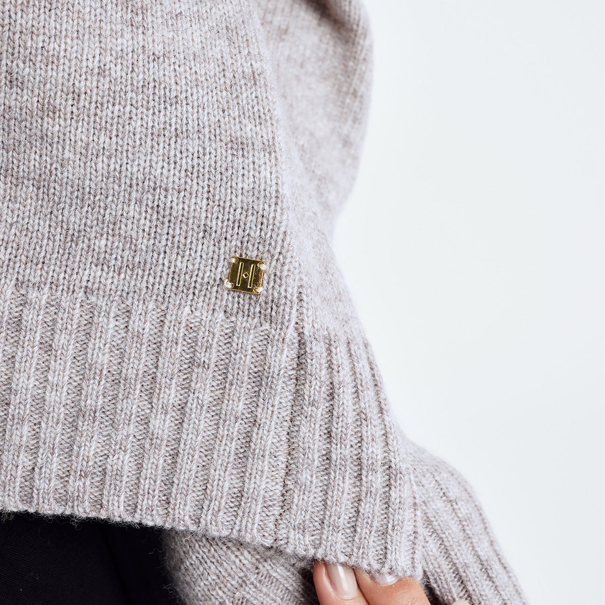 Hype The Detail cardigan, beige - 3-930-24 - 4 - Sand