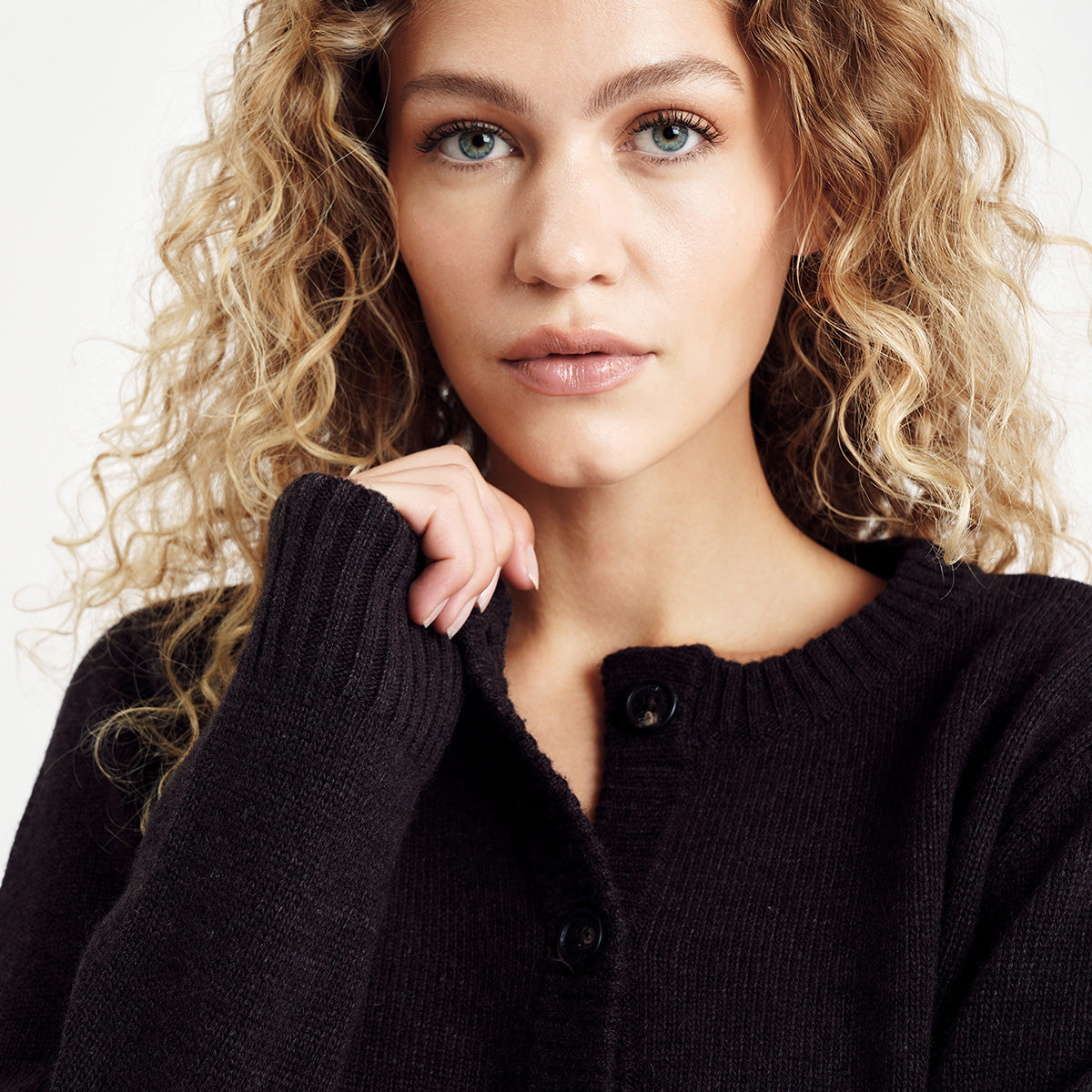 Hype The Detail cardigan, brun - 3-930-24 - 89 - Brown