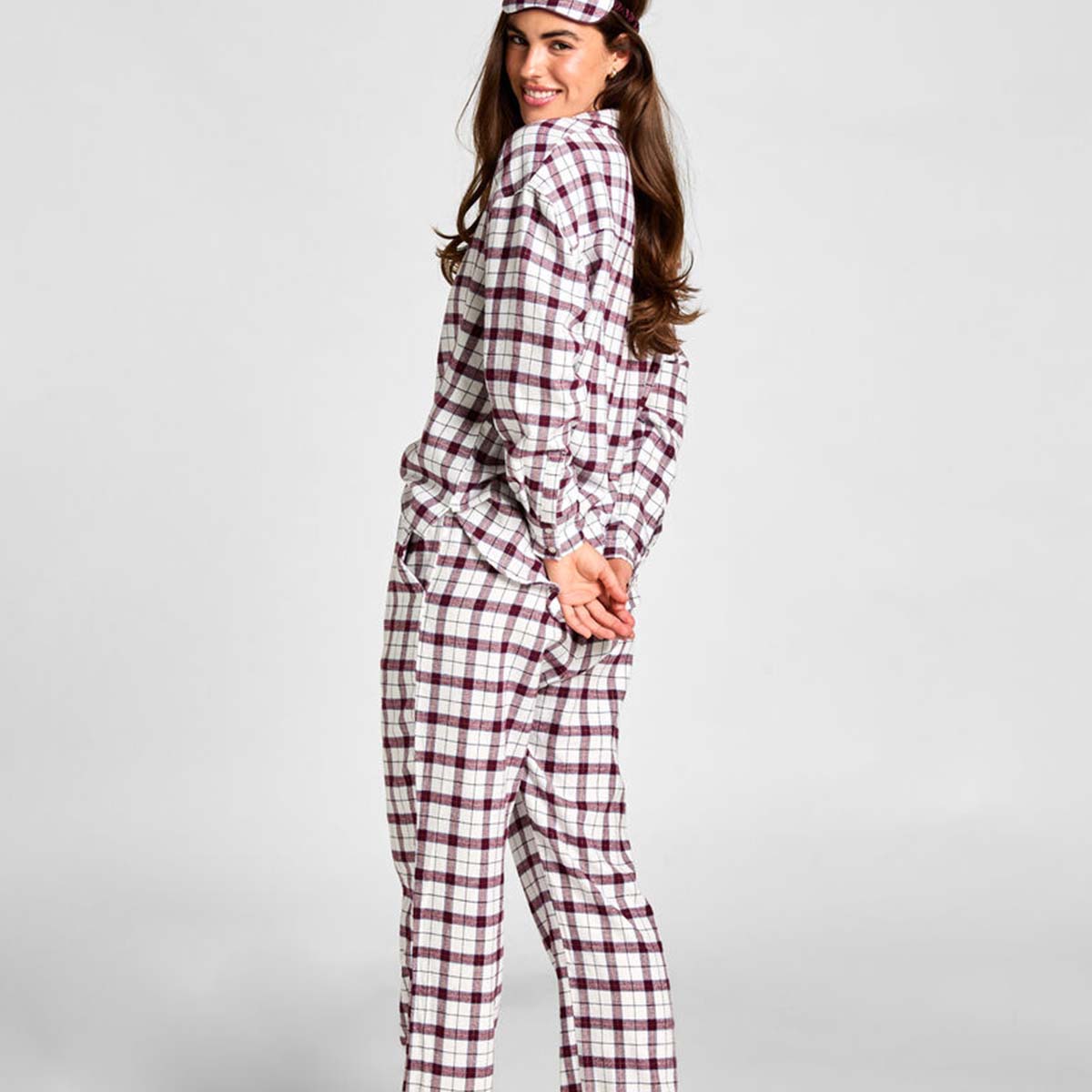 Hunkemöller pyjamas, hvid - 306211 - Gardenia - Gardenia