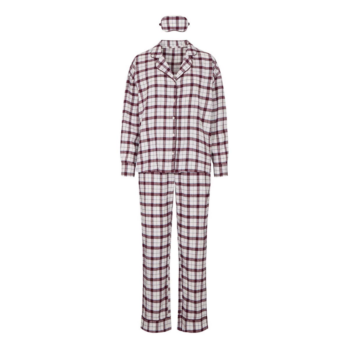 Hunkemöller pyjamas, hvid - 306211 - Gardenia - Gardenia