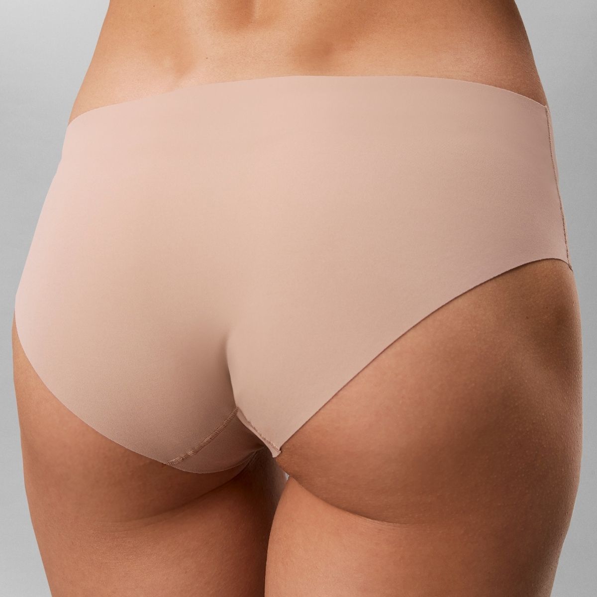 Calvin Klein Invisibles Microfibe 3-pak hipster trusse, beige - LV00QD5417 - 7NS - Cedar/cedar/cedar