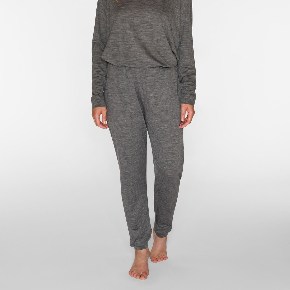 CCDK Betty natbukser, grå - 60371 - 9016 - Dark Grey Melange