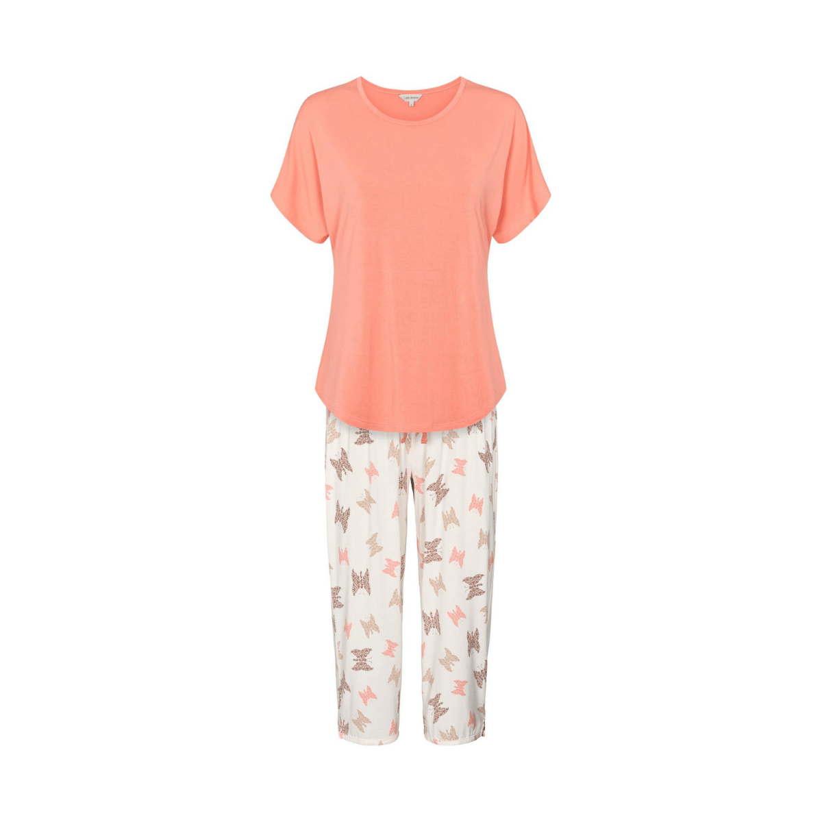 Lady Avenue Bamboo pyjamas, orange - 62-415 - 671 - Desert Butterfly