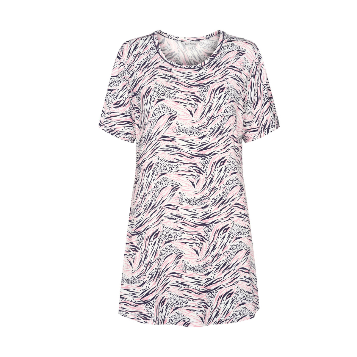 Lady Avenue Bamboo natkjole, multi - 63-802 - 675 - Blushed Safari