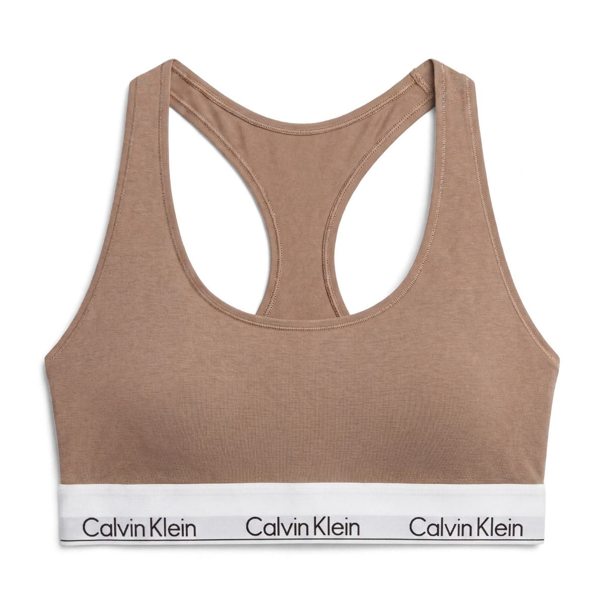 Calvin Klein Icon bralette top, brun - LV00QF8493 - QPS - Soft Mocha