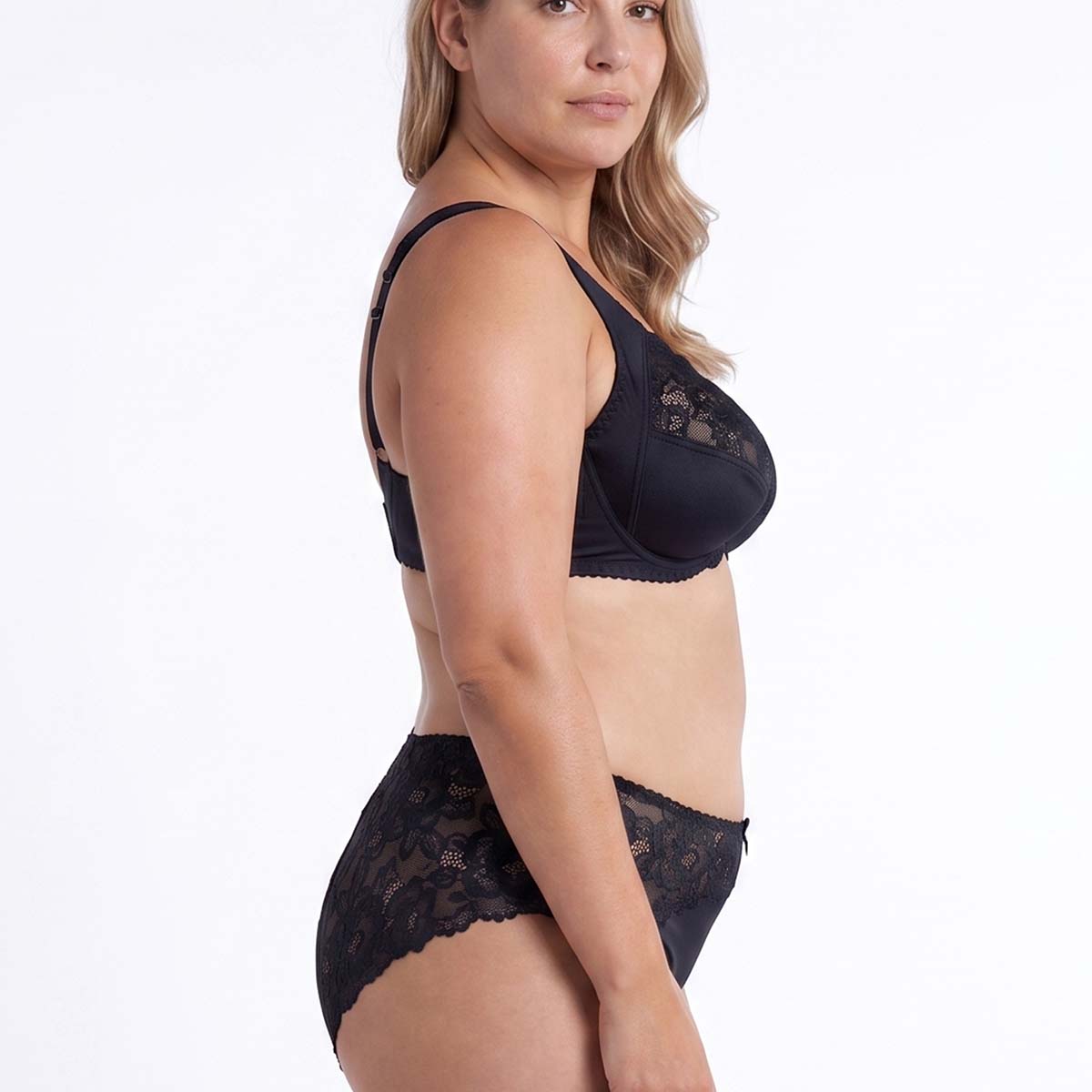 Plaisir Annette midi trusse, sort - 402 - 1 - Black