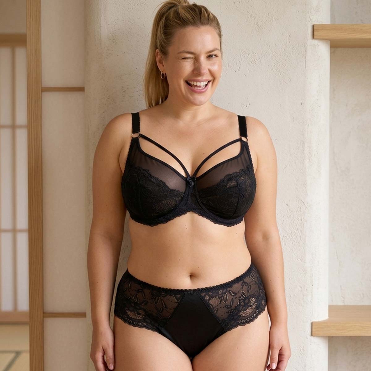 Plaisir Lush brazilian trusse, sort - 2053 - 11 - Black