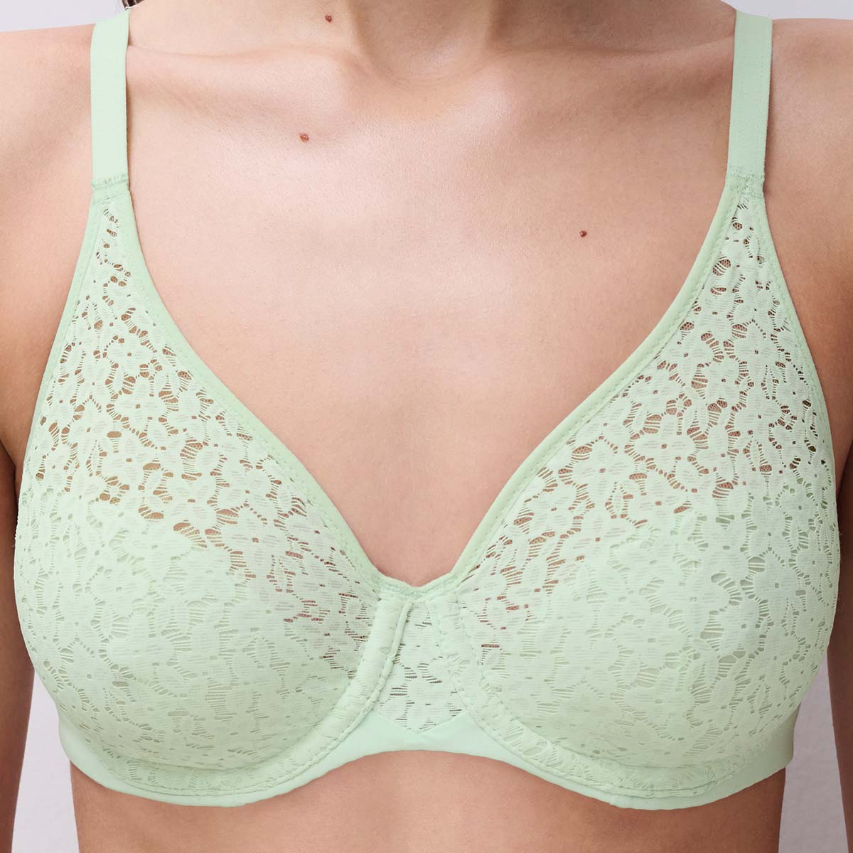 Chantelle EasyFeel Norah full-cup BH, grøn - C13F10 - 0EP - Celadon
