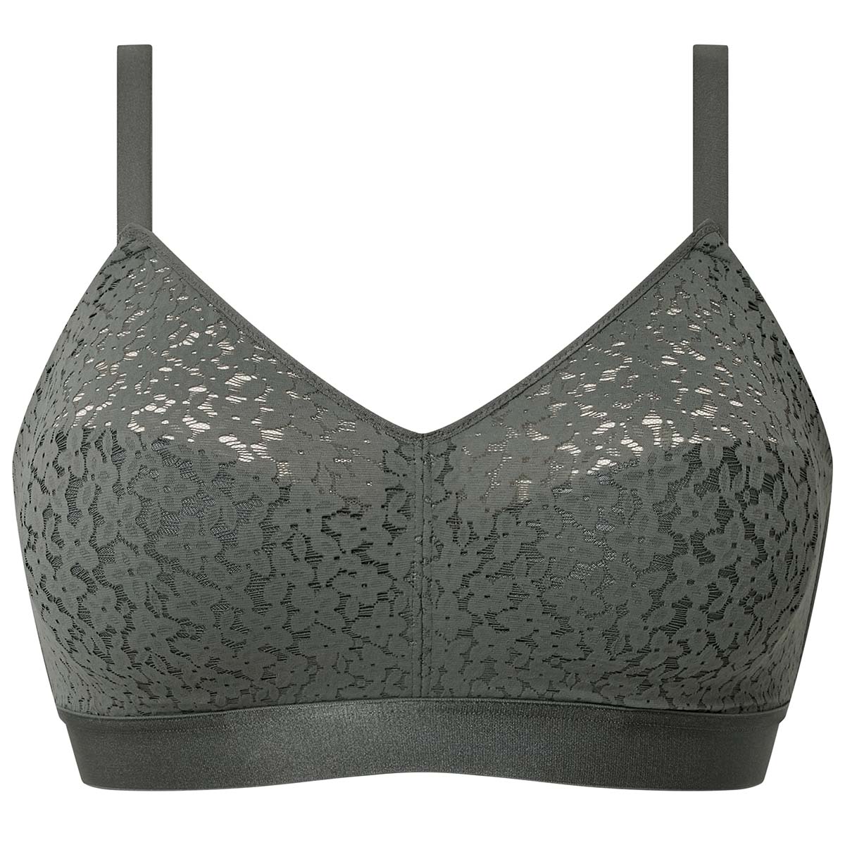 Chantelle EasyFeel Norah BH uden bøjle, grå - C13F80 - 09W - Vert Argile