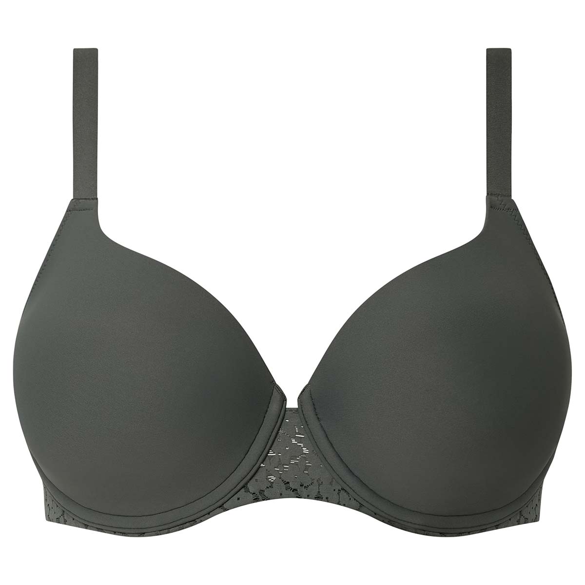 Chantelle EasyFeel Norah BH med vattering, grå - C13FN0 - 09W - Vert Argile