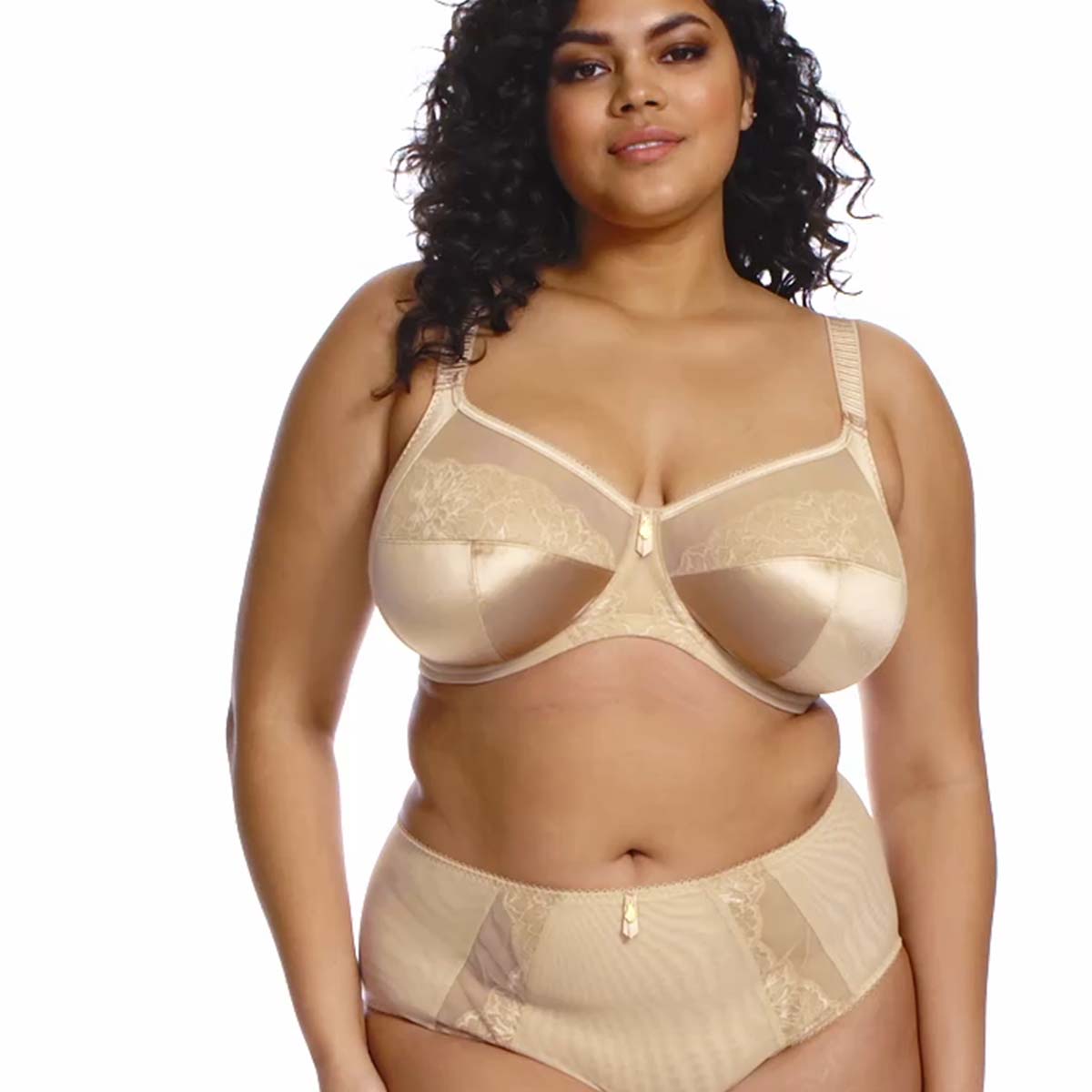 Elomi Cate Allure BH med bøjle, beige - EL302405 - SAH - Sahara