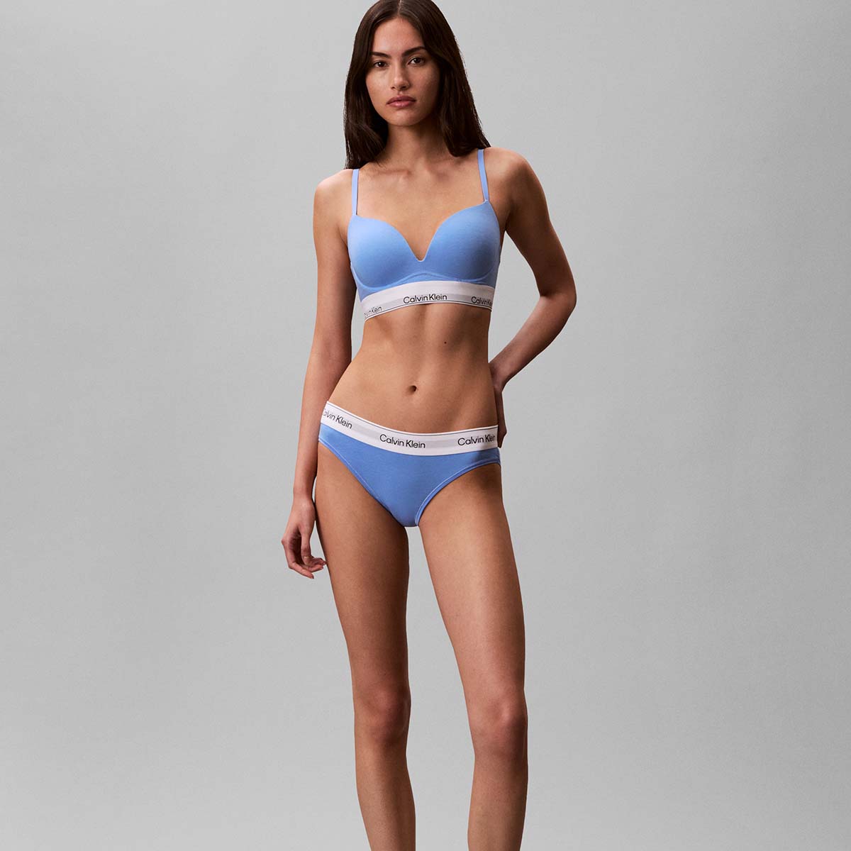 Calvin Klein Icon tai trusse, lyseblå - LV00QF8520 - C32 - Blue Descent