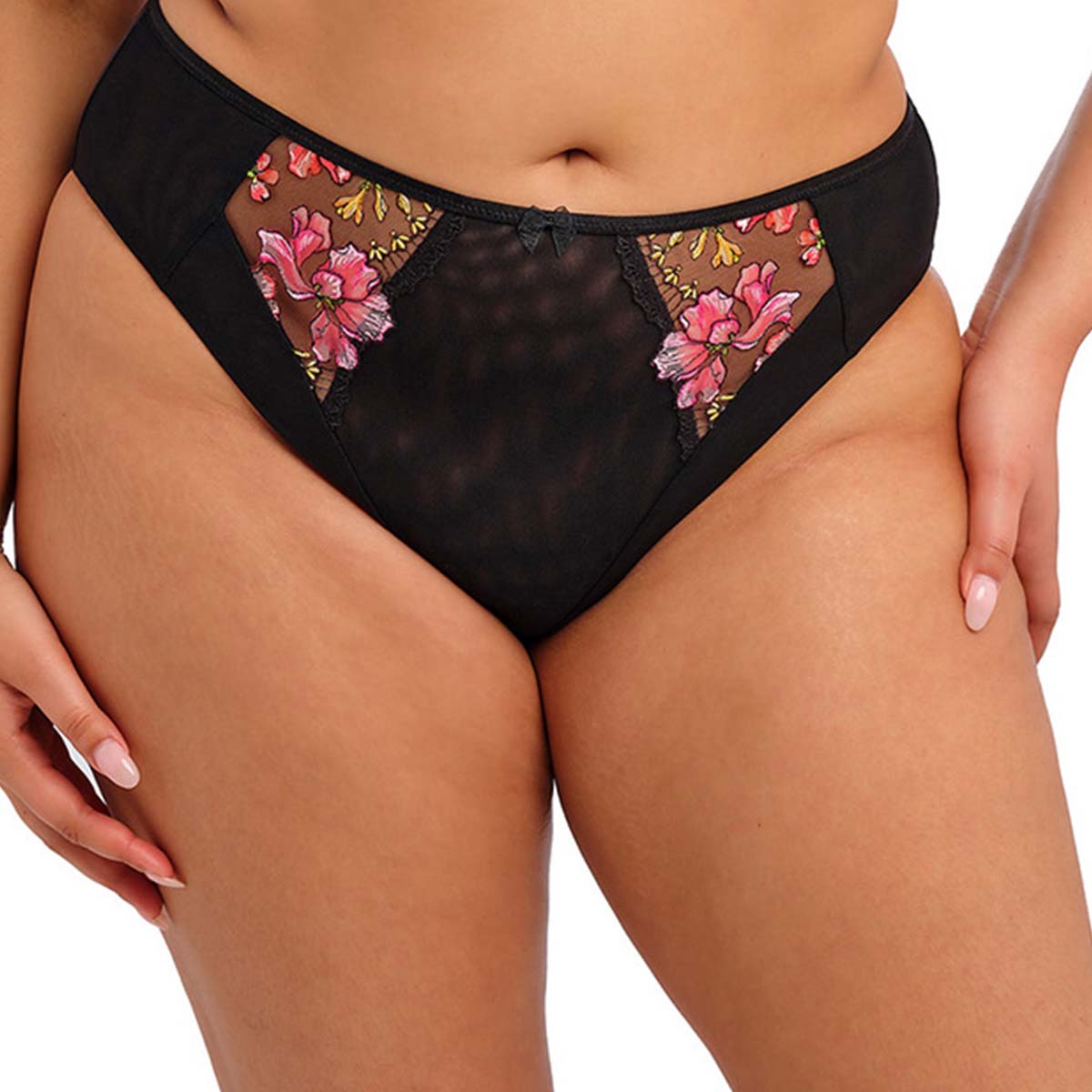 Elomi Teagan Rainbow tai trusse, sort - EL302653 - RAW - Black/Almond