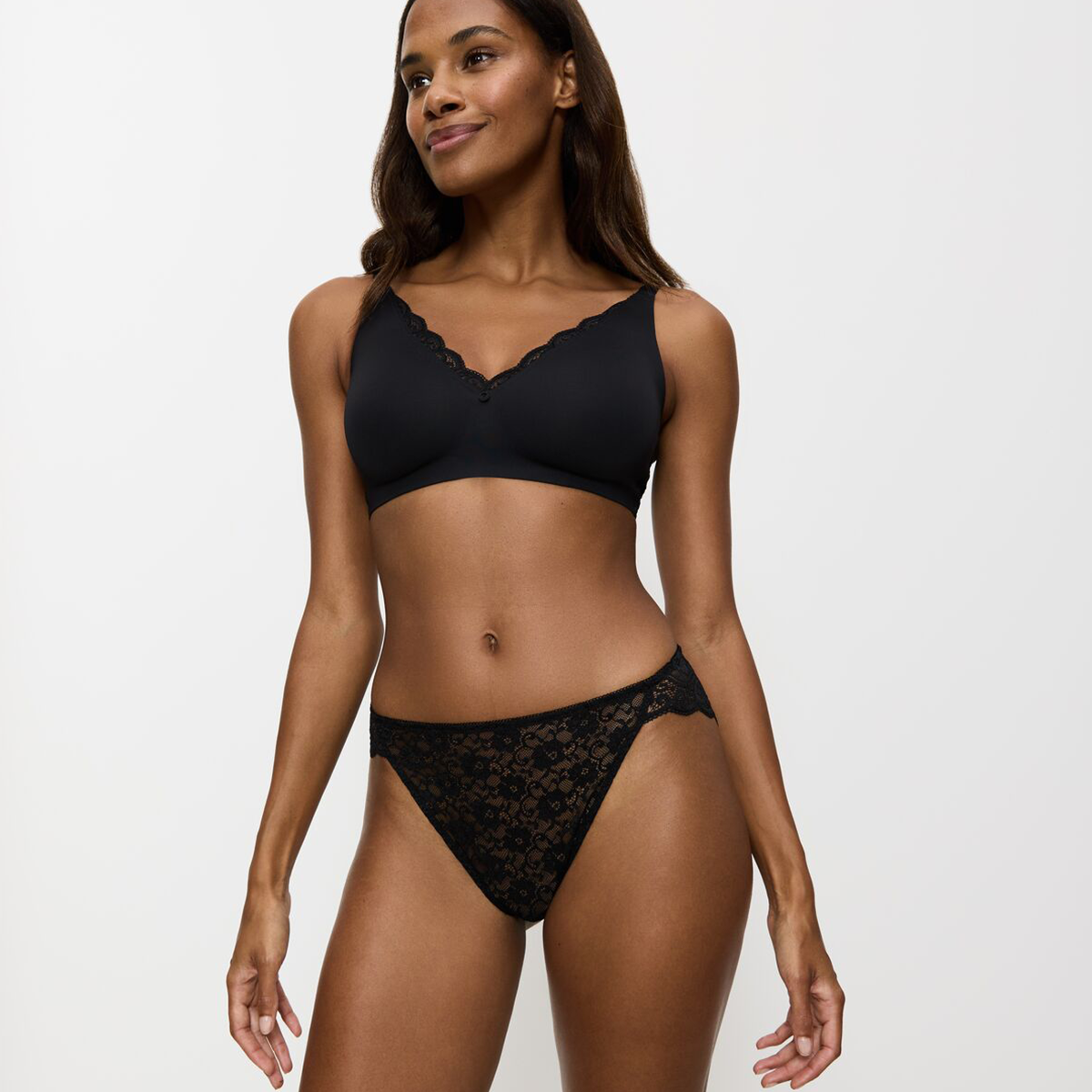 Triumph Amourette Highleg - Black - 10219109-0004