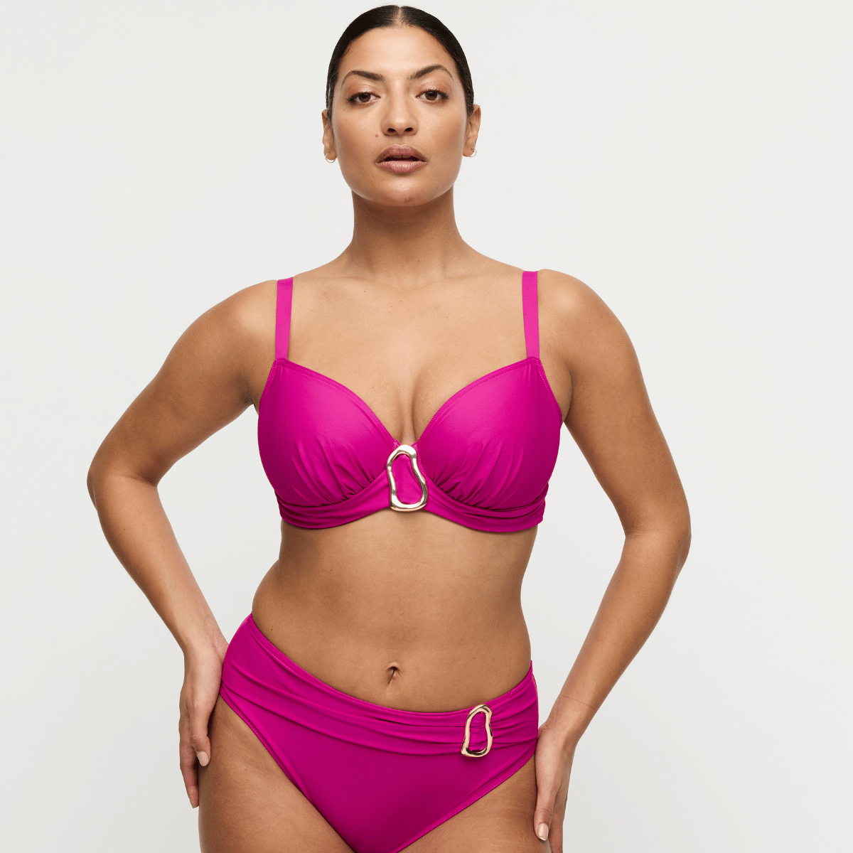 PrimaDonna Uvita bikini top med bøjle, pink - 4013510 - DMA - Deep Magenta