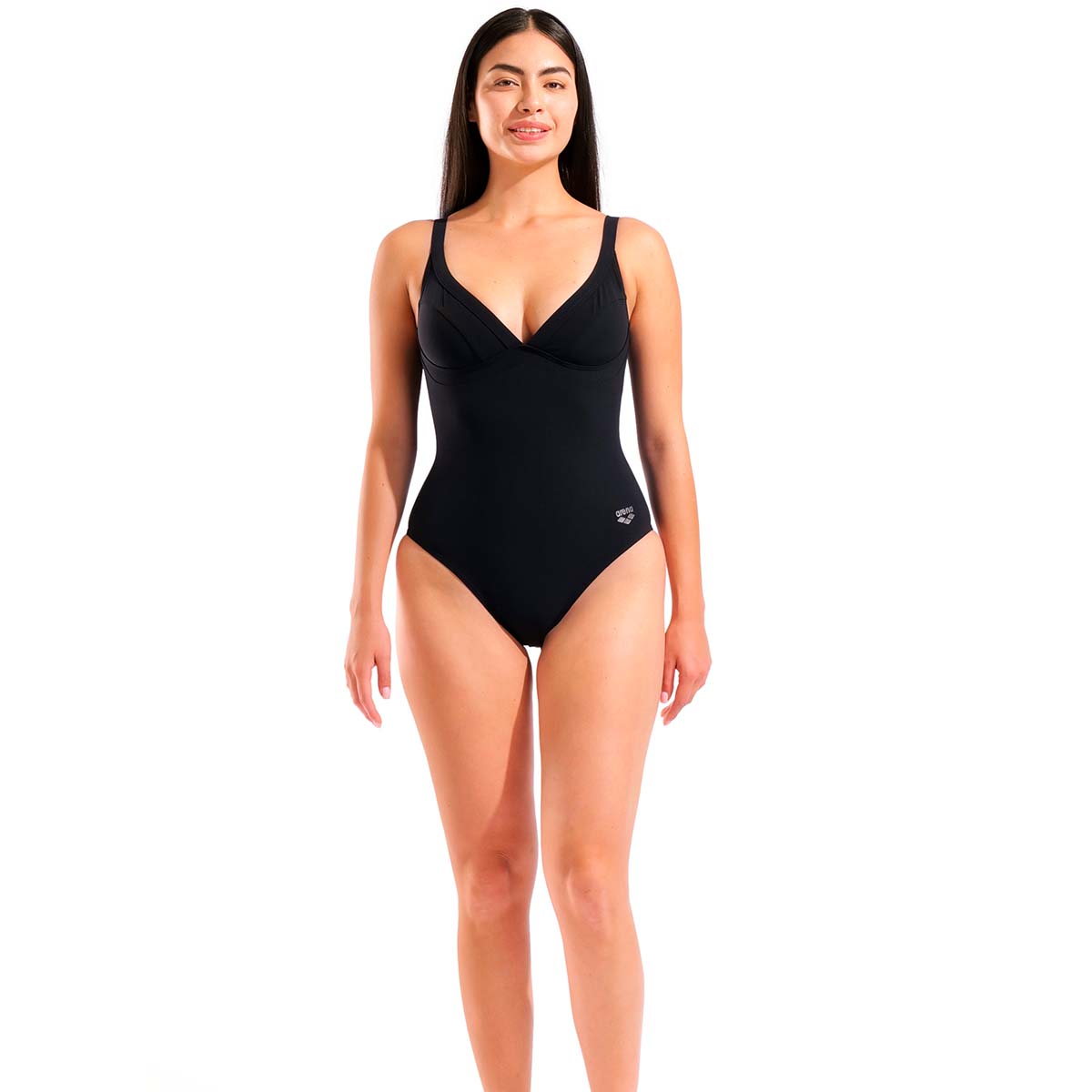Arena Daniela badedragt uden bøjle, sort - 010788 - 500 - Black - Black