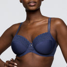 PrimaDonna Twist Side full-cup BH, blå - 0142570 - IDF - Indigofera
