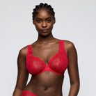 PrimaDonna Solisse plunge BH, rød - 0163644 - TRR - True Red