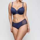 PrimaDonna Twist Twist Side hotpants, blå - 0542572 - IDF - Indigofera