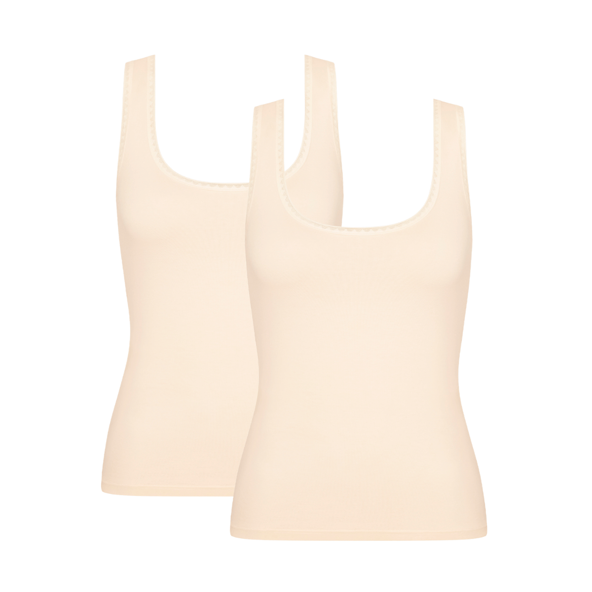 Sloggi Go 2-Pack top, lyserød - 10209426 - 00CS - Fresh Powder