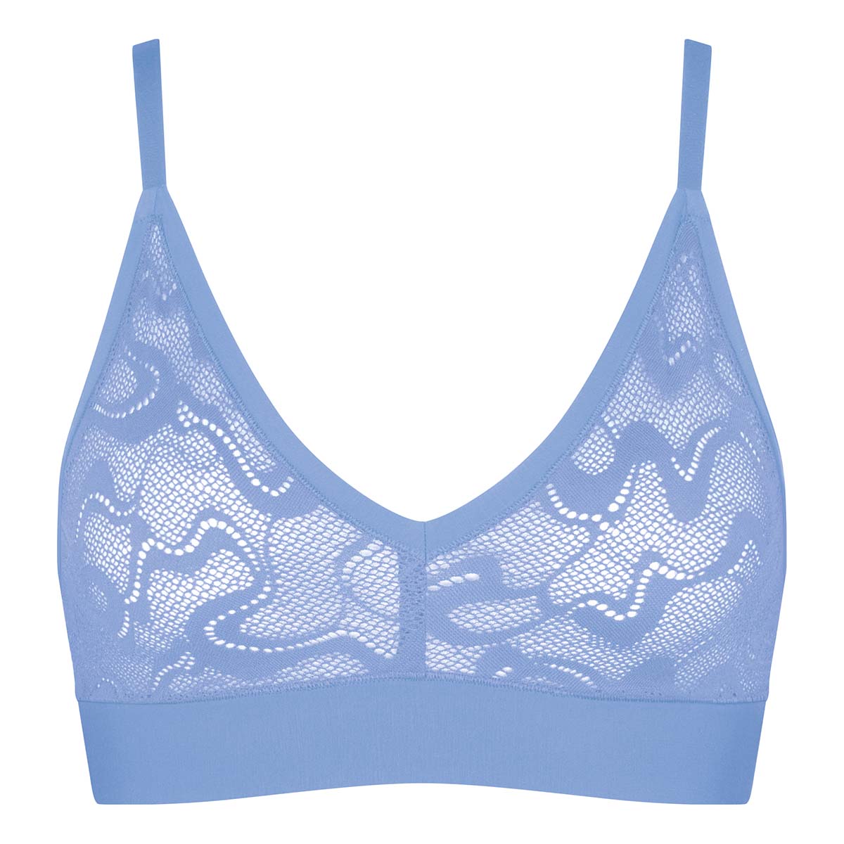 Sloggi Go Allround bralette top, blå - 10210986 - 00IB - Blue