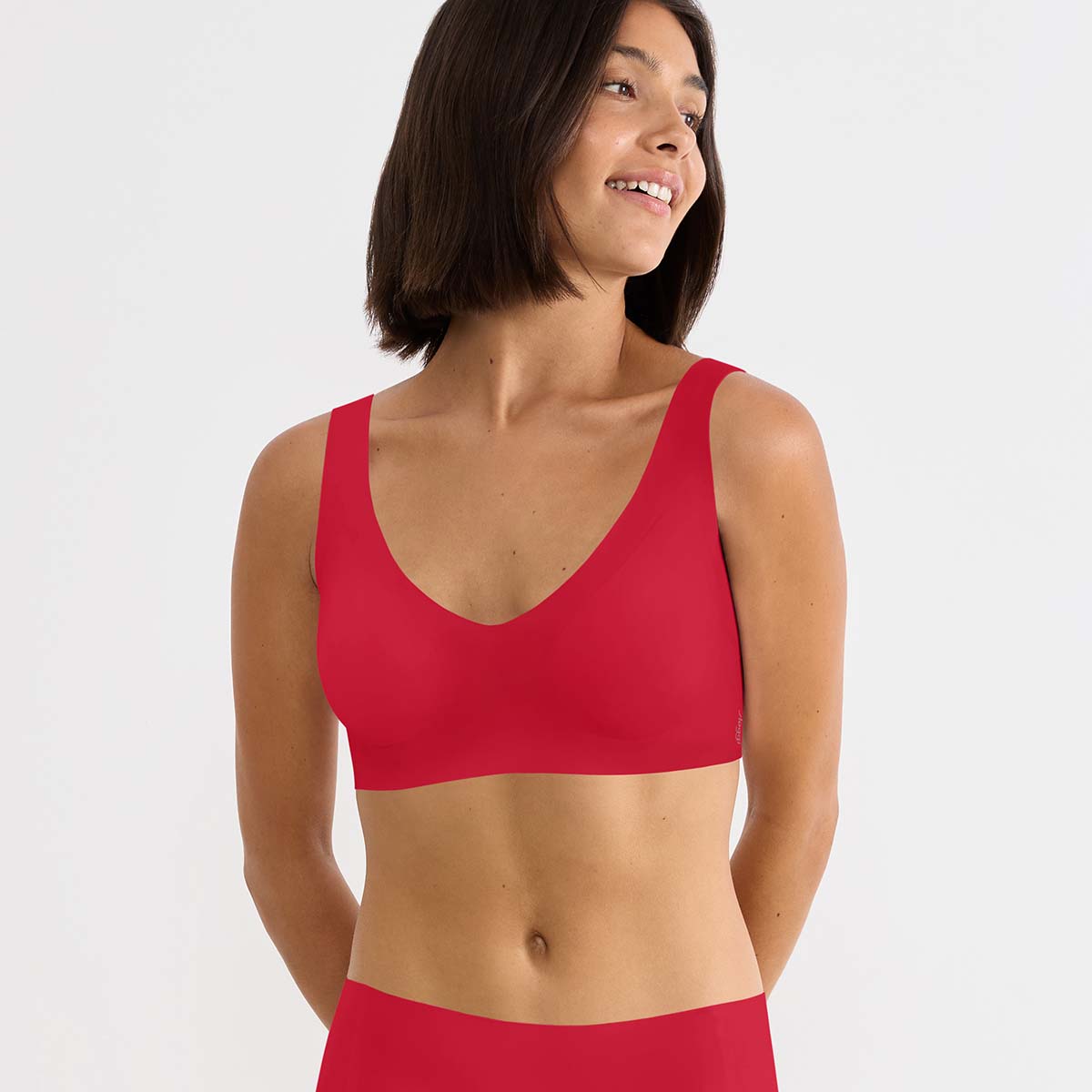 Sloggi Zero Feel 2.0 bralette top, rød - 10217728 - 00FZ - Shanghai Red