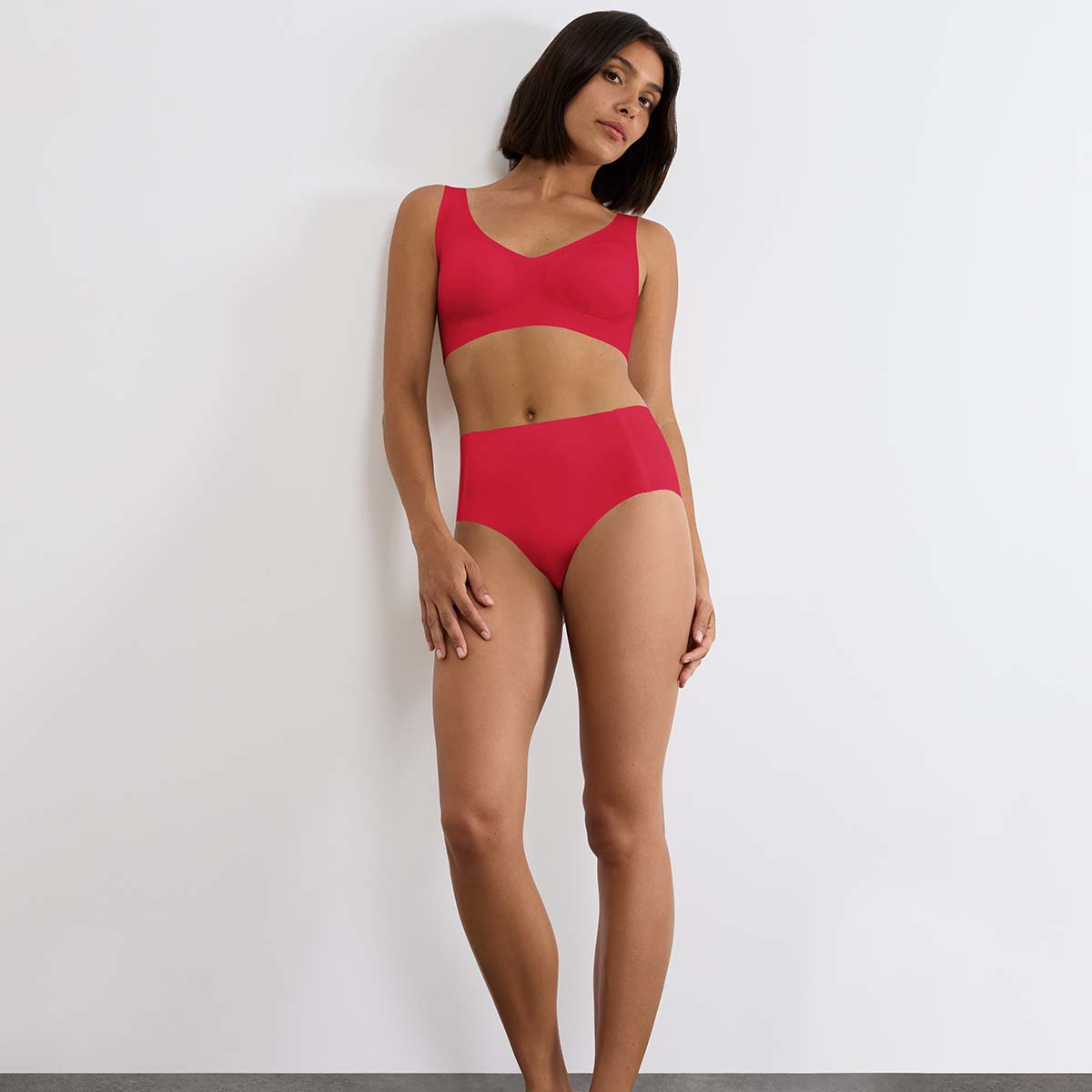 Sloggi Zero Feel 2.0 maxi trusse, rød - 10217759 - 00FZ - Shanghai Red