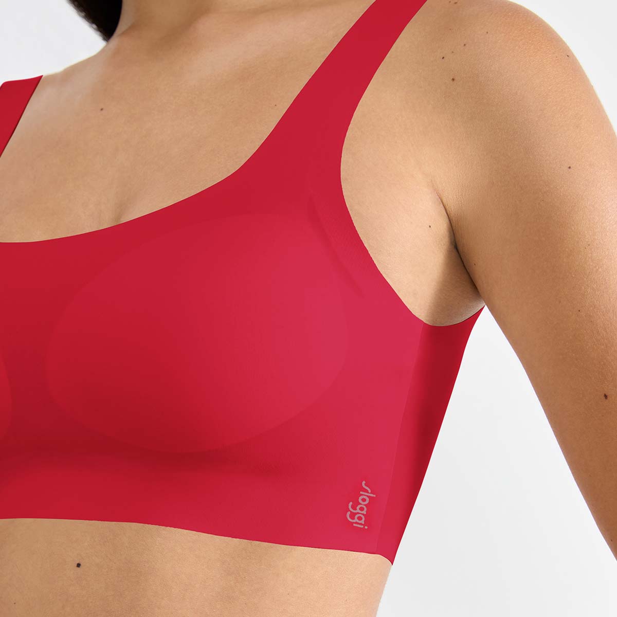 Sloggi Zero Feel 2.0 bralette top, rød - 10217786 - 00FZ - Shanghai Red