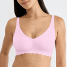 Sloggi Zero Feel Bliss BH top, lyserød - 10219688 - 1588 - Floral Pink