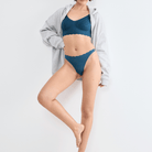 Sloggi Zero Feel Bliss g-streng, blå - 10219696 - 1692 - Smoky Blue