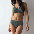 Triumph Essential Minimizer hipster trusse, grøn - 10219754 - 1568 - Smoky Green