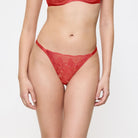 Triumph Crazy Stupid Love g-streng, koralrød - 10222353 - 1203 - Blood Orange